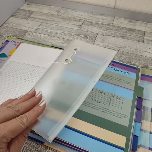 Color Solutions Journal from Home Depot BINDER Home Interior Design Organizer - Picture 8 of 14